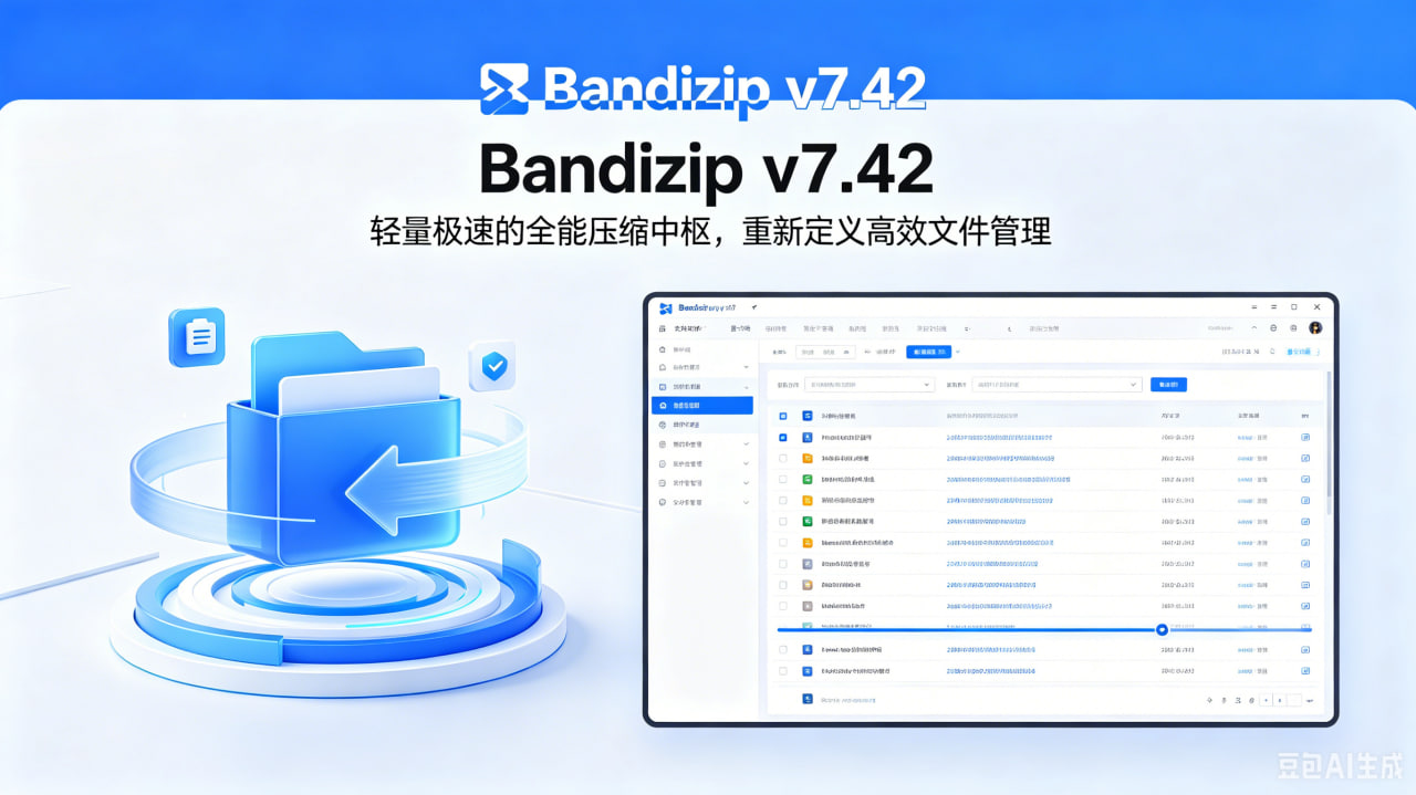 Bandizip压缩软件界面展示